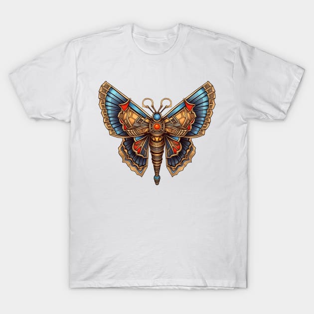Ancient Egypt Butterfly #15 T-Shirt by Chromatic Fusion Studio